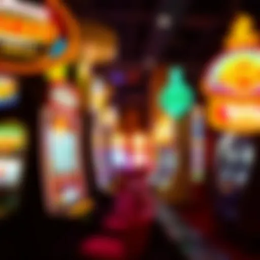 The Allure of Slot Machines Vibrant slot machine display in Las Vegas