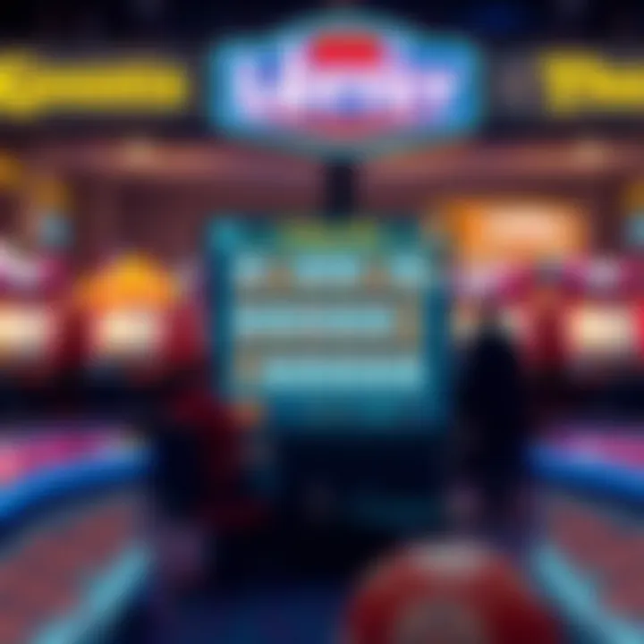 The Evolution of Lottery Technology An illustration of a digital lottery platform