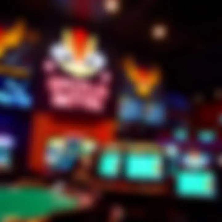 A Bustling Sports Betting Venue Overview of a bustling sports betting venue in Maryland