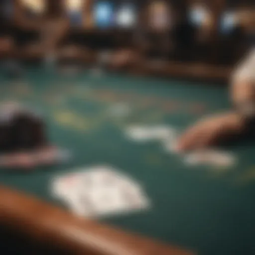 Strategic overview of blackjack table