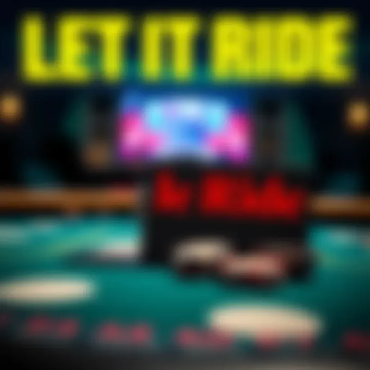 Exploring Variations of Let It Ride Poker Graphic showcasing variations of Let It Ride Poker