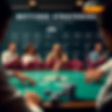 An illustrative chart showcasing various betting strategies in poker