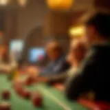 Visual representation of over/under betting concepts