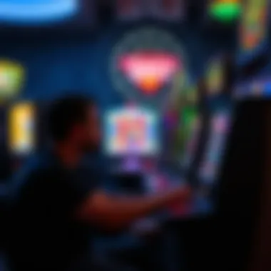 Immersive Gameplay Experience at the Vault Slot A player engaged in an immersive gaming session at the Vault slot