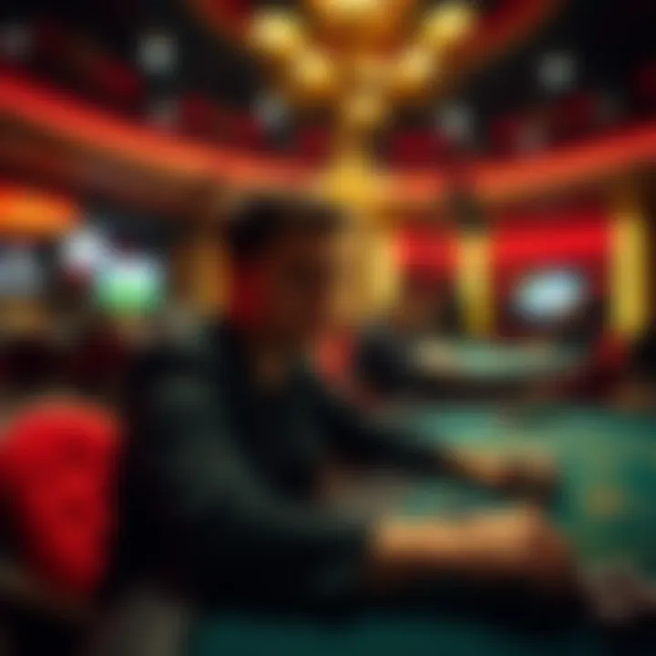 An abstract depiction of player strategies within Matrix Casino Games