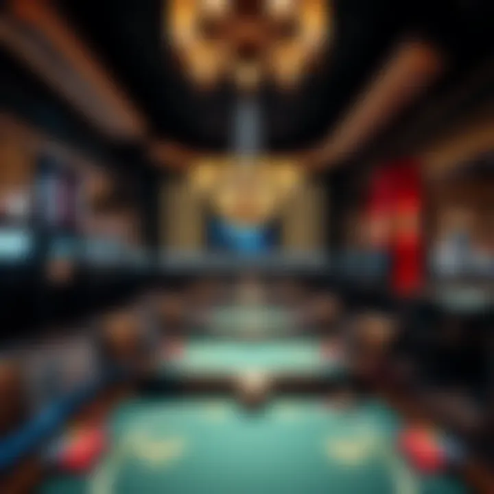 Modern Gaming Experience in Bellagio Elegant casino interior highlighting modern gaming features