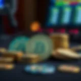 Virtual currency coins representing free coins in gaming