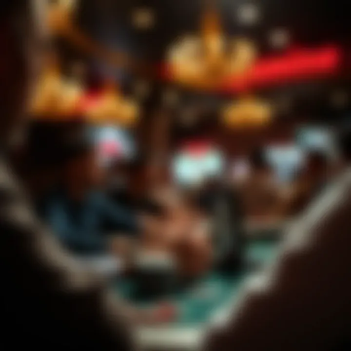 A dynamic visualization of social dynamics related to online gambling trends