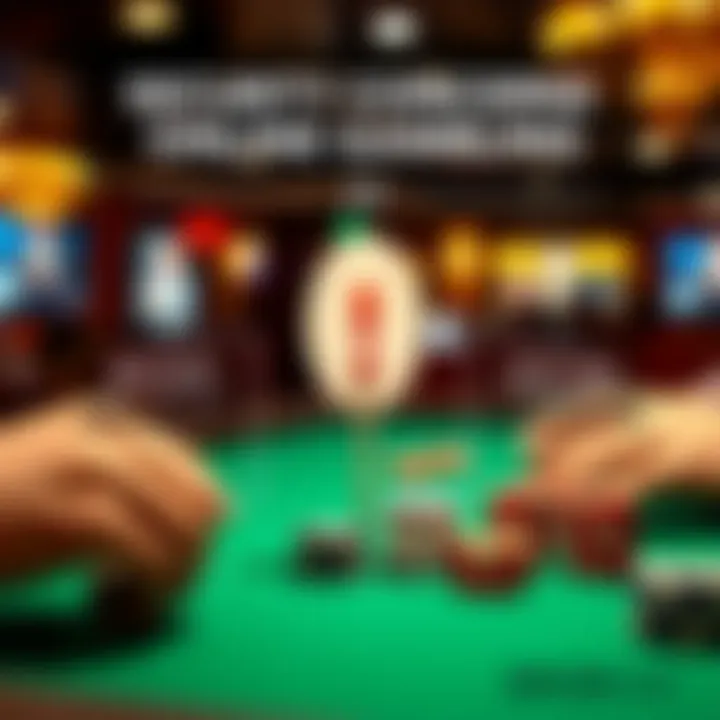 Infographic highlighting security concerns in online gambling