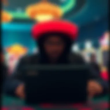 Conceptual Image of Online Gambling Security Conceptual image of online gambling security