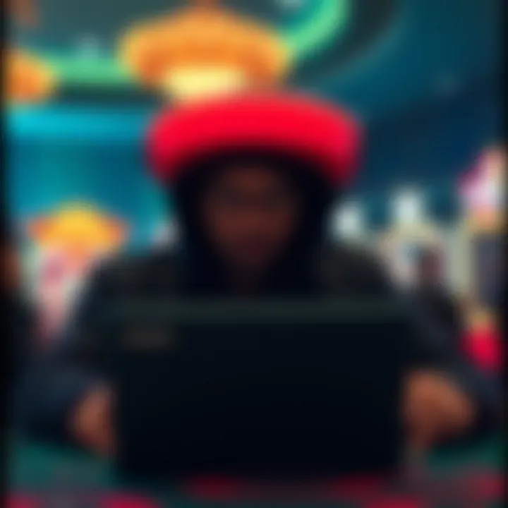 Conceptual Image of Online Gambling Security Conceptual image of online gambling security