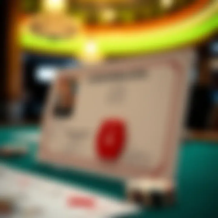 Licensing Certificates for Online Casinos Visual representation of licensing certificates for online casinos