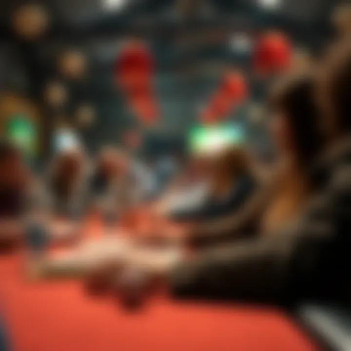 A vibrant online community forum discussing live play bingo tips and strategies