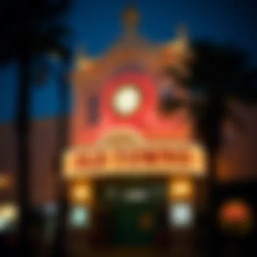 Historic casino facade in Old Town Las Vegas