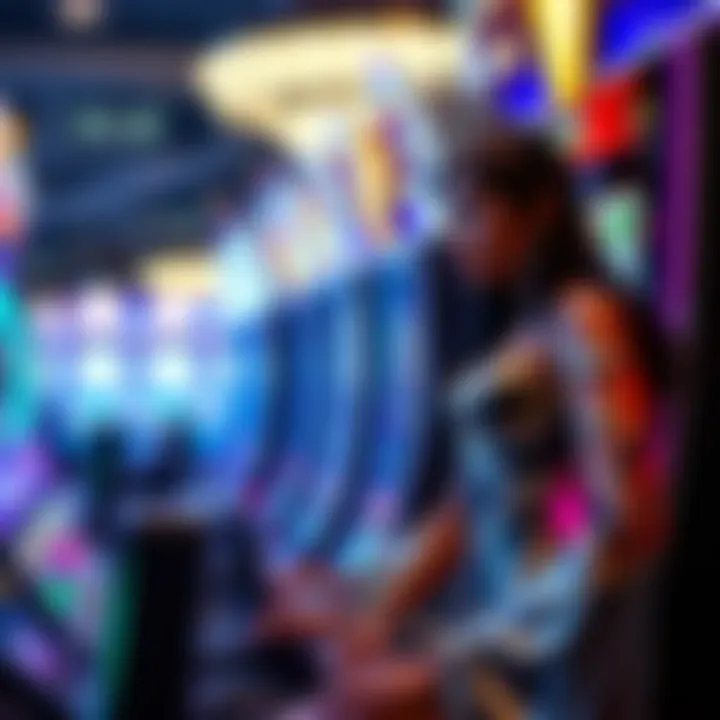 A dynamic depiction of gameplay on a modern slot machine featuring Platinum Goddess