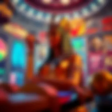 Gameplay Strategy in Queen of Egypt Visual representation of gameplay strategy within the Queen of Egypt slot machine