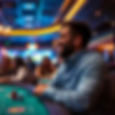 Exciting Entertainment Events at Resorts World A lively entertainment event taking place at the casino