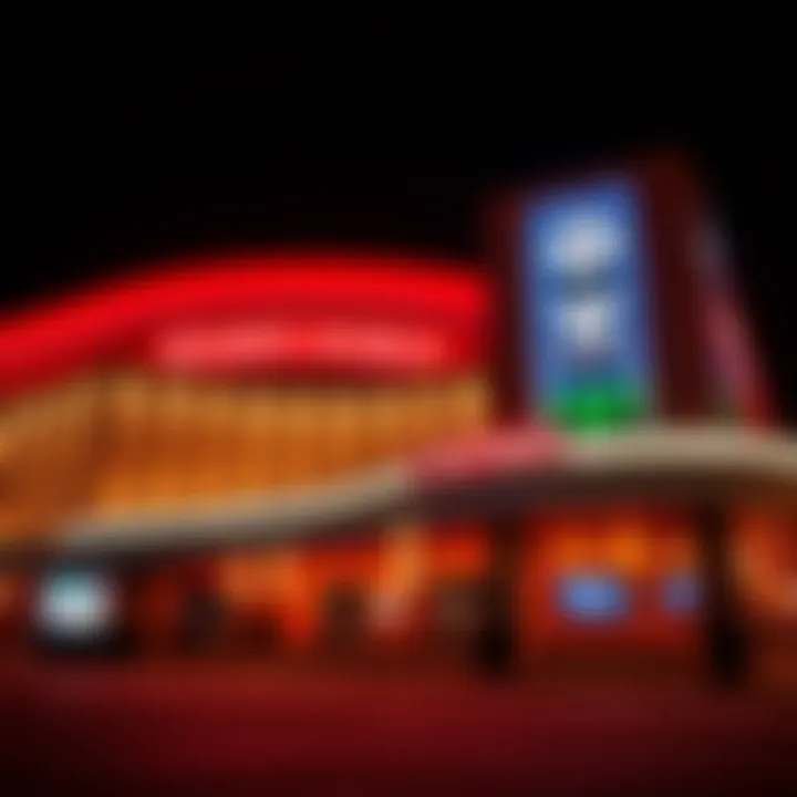 Striking Architecture of Resorts World Casino An exterior shot of Resorts World Casino highlighting its modern architecture and signage