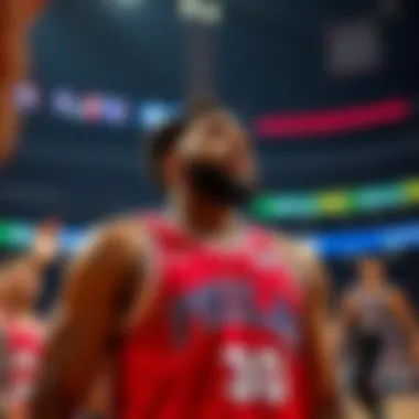 Philadelphia 76ers celebrating a victory