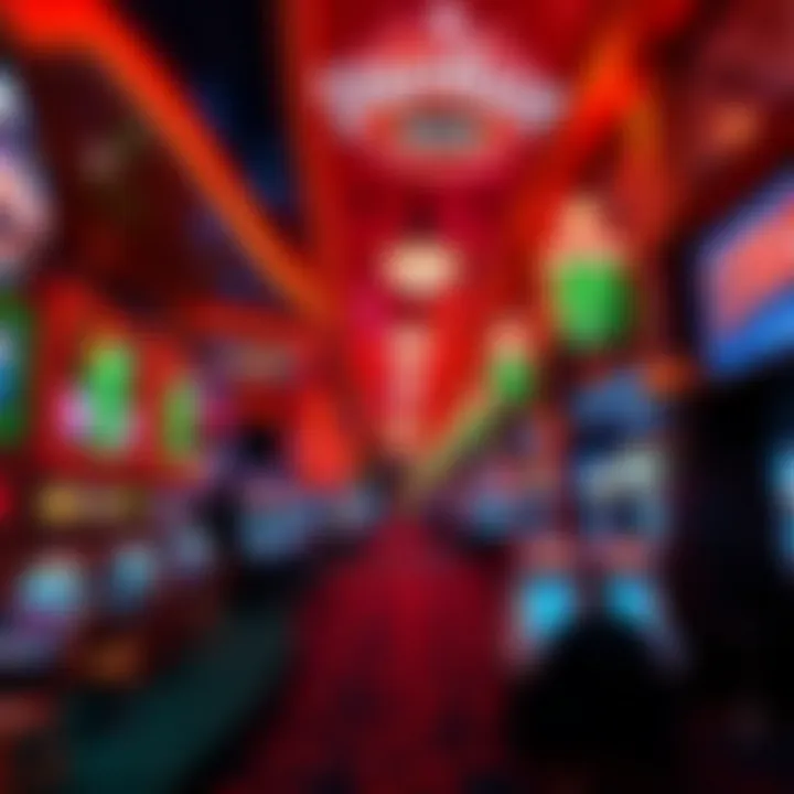 Vibrant Gaming Atmosphere at Stardust Inside the Stardust Casino, highlighting the vibrant gaming floor and luxurious decor.