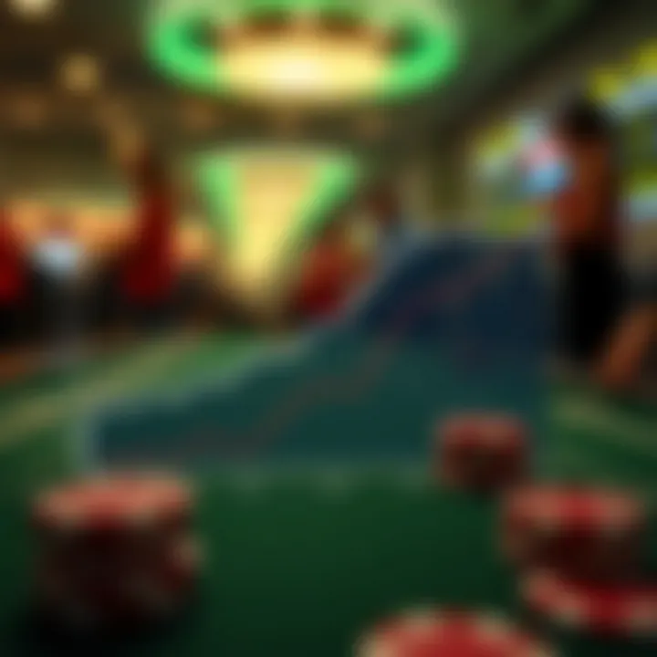 Revenue Trends in the Sports Betting Sector Graph illustrating growth trends in sports betting revenue