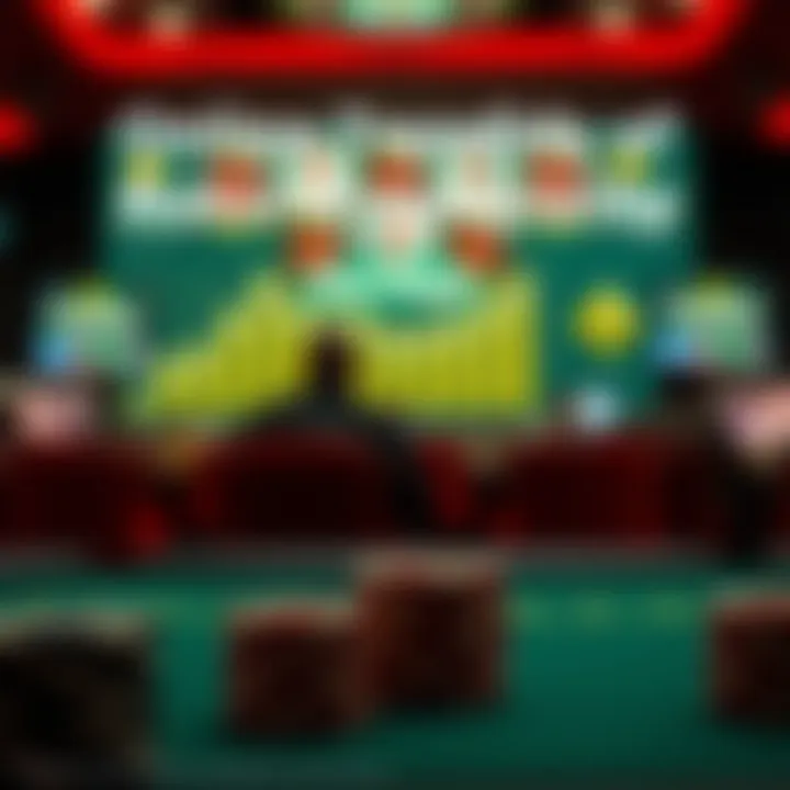 A graphic showing trends in online poker popularity