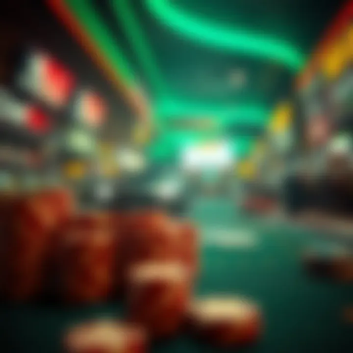 An illustration depicting the rise of sports betting