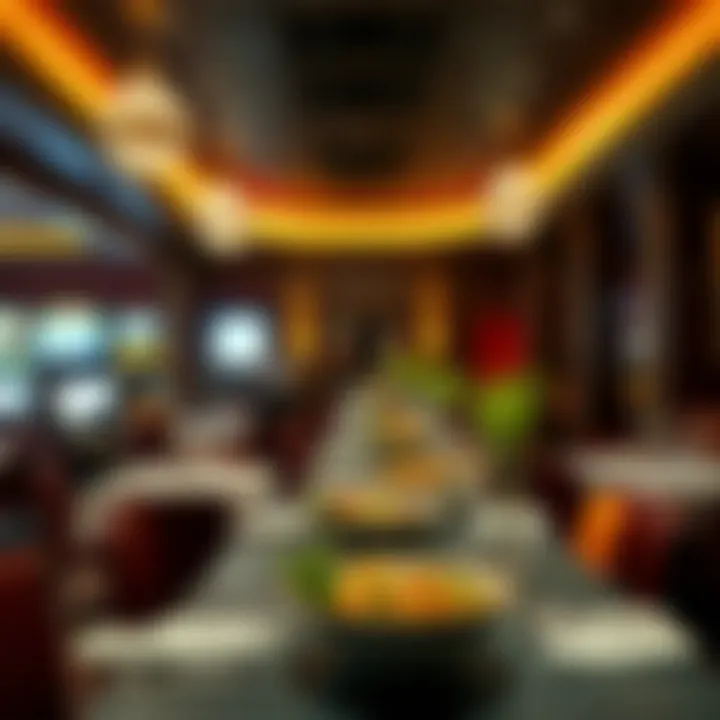 Culinary Delights Await You Elegant dining area showcasing diverse cuisine