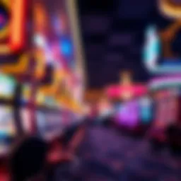 Vibrant gaming floor at Stations Casino