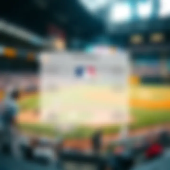 Strategic Betting Options for MLB First Half Matches Diagram of strategic betting options in MLB