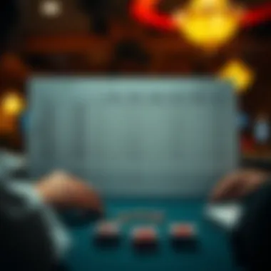 Risk Assessment in Nit Poker Chart showing risk assessment in poker