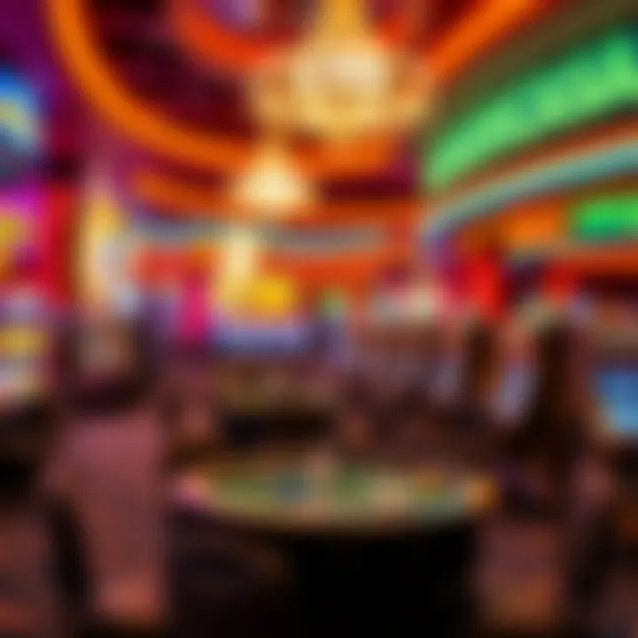 The Thrill of Chance Vibrant casino floor showcasing the thrill of gaming