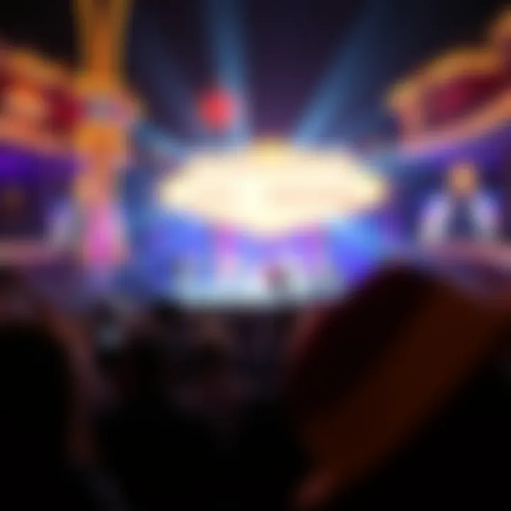 The Essence of Entertainment Crowd enjoying a spectacular live performance in Las Vegas