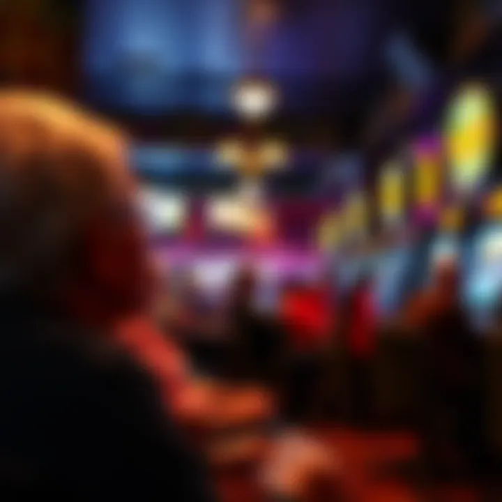 A vibrant bingo hall filled with engaged players