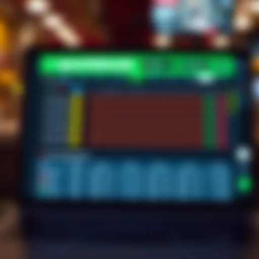 Visual representation of a leading sportsbook platform interface