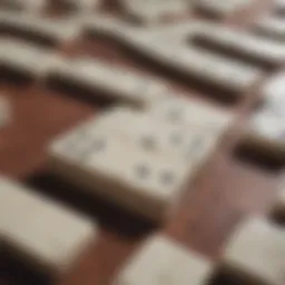 Strategic use of blank tiles in domino gameplay