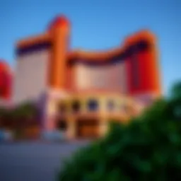 Exterior view of Tropicana Atlantic City showcasing its vibrant architecture