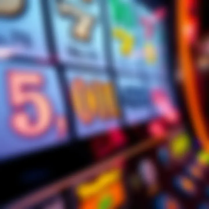 Understanding Slot Machine Payout Percentages Close-up of a slot machine displaying payout percentage