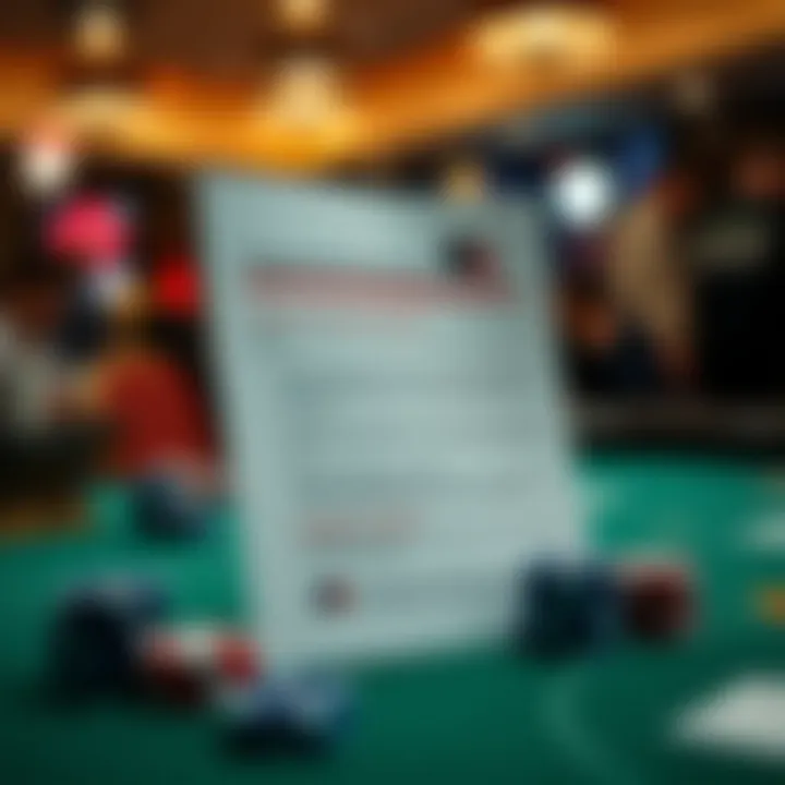 Responsible gambling guidelines document