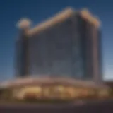 Exterior view of Borgata Casino showcasing its architectural grandeur