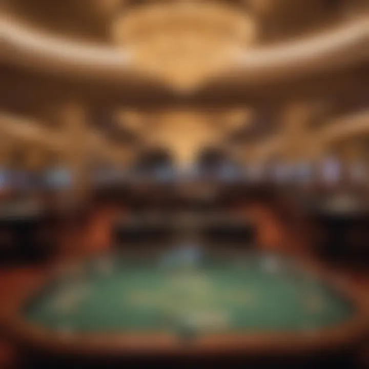 Historical memorabilia displayed within the casino