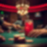 Illustration depicting the concept of a cooler in poker