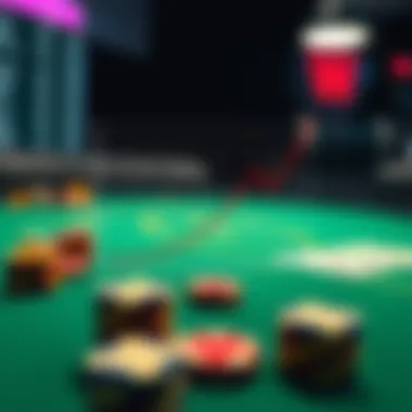 Graph illustrating risk minimization in betting