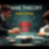 Game Theory Optimal Strategies Explained Conceptual diagram illustrating Game Theory Optimal strategies in poker