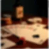 Deck of cards laid out for Jailhouse Spades gameplay