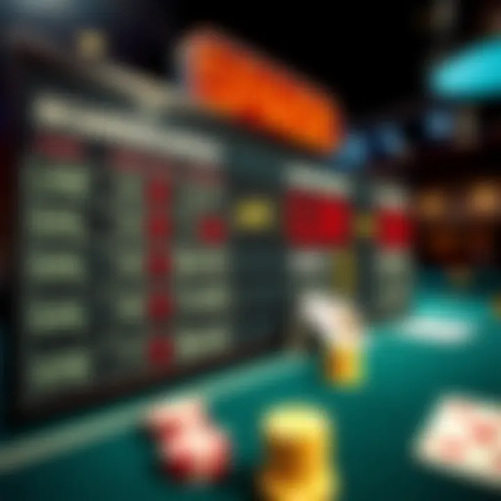 Scoreboard tracking points in a game of Jailhouse Spades