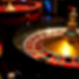 Diverse Betting Options on the Roulette Wheel Roulette wheel showcasing various betting options