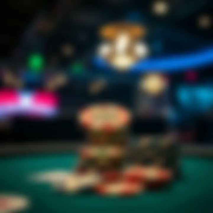 Visual representation of poker probability concepts