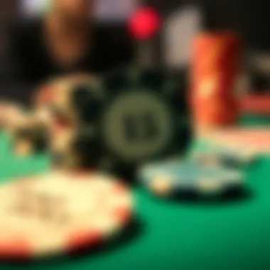 An illustrated guide showing the significance of chip denominations