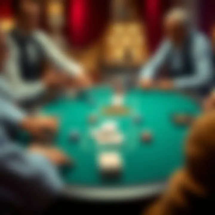 Diagram explaining the betting rounds in Stud Poker